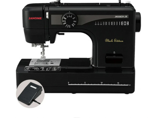 値下げしました! ミシン ブラック JANOME 　JN508DX