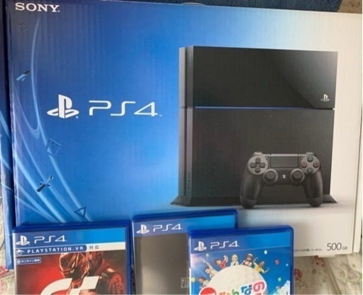 PS4、ソフト４個付き、