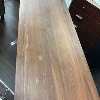 愛品館八千代店】無印良品 ワイド4段チェスト ウォールナット【愛八TS】