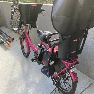 ヤマハ　PAS babby  電動アシスト自転車、前乗せチャイルドシートも込み