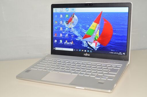 中古良品軽量ノートPC Windows10+office 爆速SSD256GB 富士通 LIFEBOOK SH75/M 高性能 i5-4200U/メモリ8GB/13.3インチ/DVDマルチ/Webカメラ