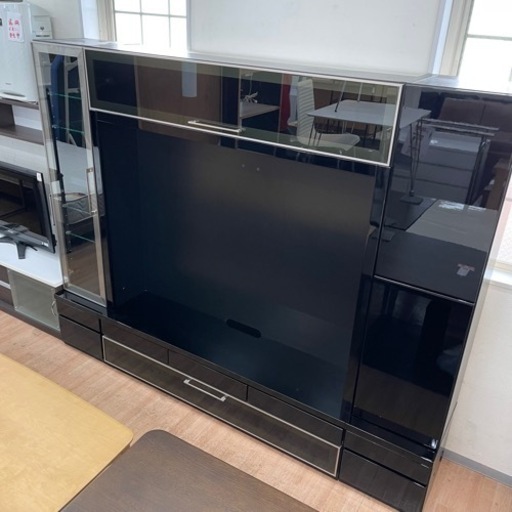 テレビ台 壁面収納付テレビ台 50V型対応 幅240cm (40CAB ナッセン) テレビボード TV台 TVボード自社配送時代引き可(現金、クレジット、スマホ決済対応)