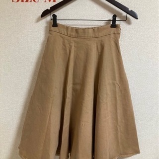 OZOC チノ フレア スカート ベージュ Size M