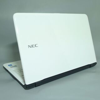 新品SSD 中古良品 ノートパソコン 15型ワイド NEC PC-NS150AAW 第5世代 Celeron 8GB DVDRW 無線 Bluetooth カメラ Windows10 Office