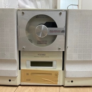 【中古】DENON CD&MDのポータブルコンポ