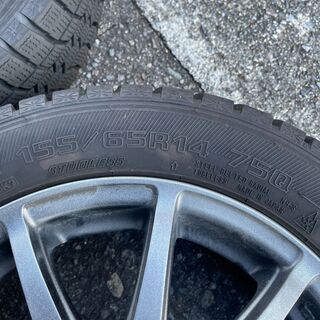 155/65R14　グットイヤー　スタットレスタイヤ　2019年物　