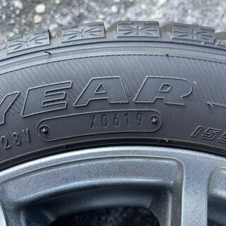155/65R14　グットイヤー　スタットレスタイヤ　2019年物　