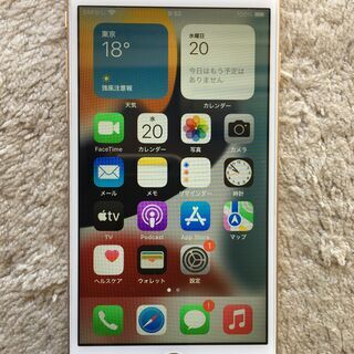 【ネット決済・配送可】iphone6s gold 16GB　SI...