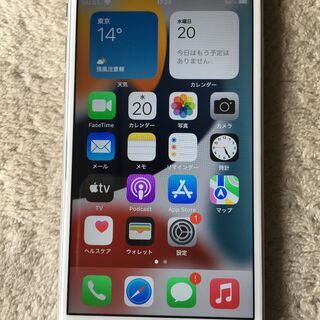 【ネット決済・配送可】きれいなiphone6s ３２GB sil...