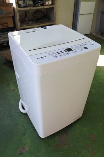 ハイセンス 21年式 HW-T55D 5.5kg洗い 洗濯機 エリア格安配達 単身サイズ 10*23