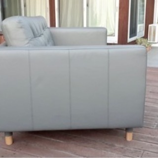 IKEA 2人掛けレザーソファ LANDSKRONA（イケア ランズクローナ）