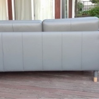 IKEA 2人掛けレザーソファ LANDSKRONA（イケア ランズクローナ）