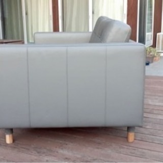 IKEA 2人掛けレザーソファ LANDSKRONA（イケア ランズクローナ）