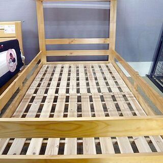 札幌 二段ベッド 床板高さ下段25上段114㎝ ナチュラル すのこタイプ 