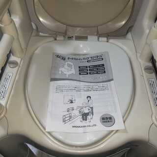 ほぼ未使用 安寿 ポータブルトイレ FX-CP ちびくまくん 超売れ筋】安寿 ポータブルトイレFX-CP ”ちびくまくん