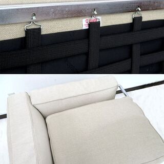 北海道千歳市発 Cassina カッシーナ LC3 1Pソファ/1人掛けソファ ファブリック アイボリー イ・マエストリ・コレクション ②