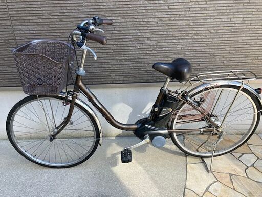 バッテリー8.9AhPanasonic　電動自転車　ビビDX　26インチ　電動自転車　電動アシスト自転車　1023③