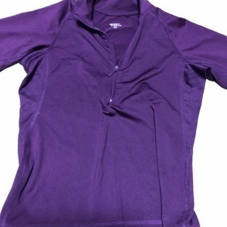 テニスウェア　ランニングシャツ　レディース  紫　