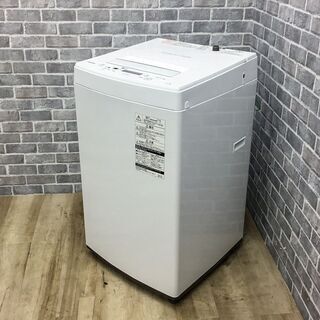 【ハッピー西葛西店】全自動洗濯機　4.5kg　東芝　2019年式　ID:60707の画像