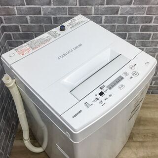 【ハッピー西葛西店】全自動洗濯機　4.5kg　東芝　2019年式　ID:60707 - 家電