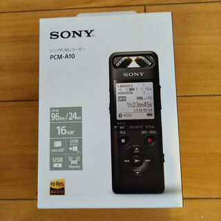 【新品未開封】SONY PCM-A10 リニアPCMレコーダー 16GB ハイレゾ録音 bluetooth対応 ボイスレコーダー ICレコーダー 可動式マイク ソニー