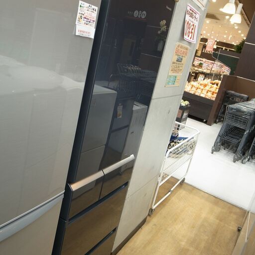 パナソニック 426L冷蔵庫 2014年製 NR-E438TG-B【モノ市場 知立店】４１