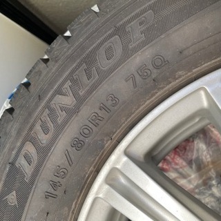 スタットレスタイヤ【145/80R13/75Q】キャンバス　ダイハツ　軽自動車　ダンロップ