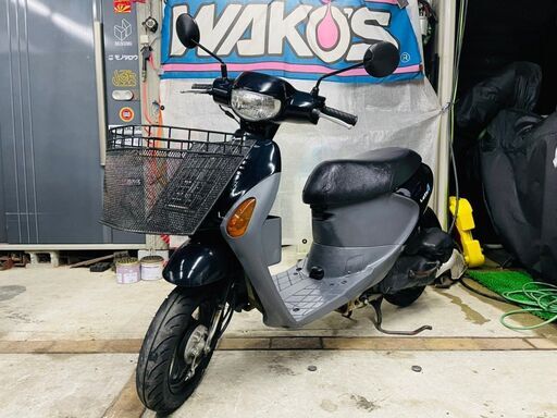 ★千葉県木更津市から レッツ4 CA45A Fi インジェクション 便利なカゴ付 シートカバー新品！ 原付 即日配送可 50cc★