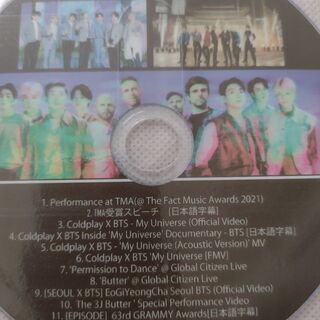 BTS xCOLDPLAY　 DVD