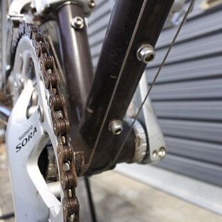 グラベルロード！Louis Garneau(ルイガノ)LGS-CT　SORA　3×9S　クロモリツーリングバイク　流行りのバイクパッキングに！460ｍｍ グラベルロード！Louis Garneau(ルイガノ)LGS-CT SORA 3×9S クロモリ