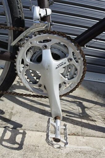 グラベルロード！Louis Garneau(ルイガノ)LGS-CT SORA 3×9S クロモリ