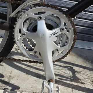 グラベルロード！Louis Garneau(ルイガノ)LGS-CT　SORA　3×9S　クロモリツーリングバイク　流行りのバイクパッキングに！460ｍｍ グラベルロード！Louis Garneau(ルイガノ)LGS-CT SORA 3×9S クロモリ