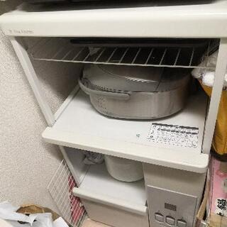 【ネット決済】米びつ付きキッチン棚