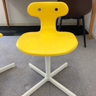 IKEA 椅子 チェア 子供用 イエロー