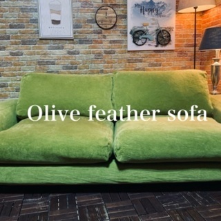 ☑️ヤフ売約済み無印良品15万円フェザー3人掛けソファーレトロ