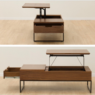 値下げ☆ニトリ 昇降ローテーブル センターテーブルヒバリN120