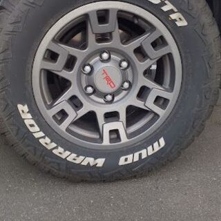 プラド150系などに！　TRD　USトヨタホイール&タイヤ　美品です