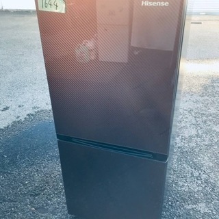 ②✨2019年製✨1644番 Hisense✨2ドア冷凍冷蔵庫✨HR-G13A-BR‼️