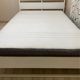 値下げ※IKEA MALM HOVAG ダブルベッド