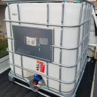 大型1,000㍑貯水タンク(白タンク) ※再出品