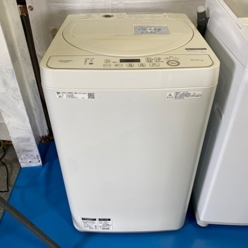 ^_^シャープ　全自動洗濯機　2019年製　ホワイト