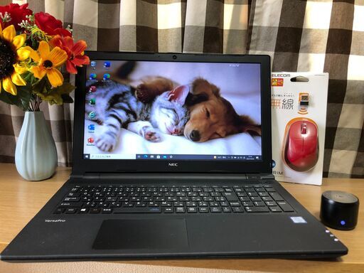 彡Ａランク美品！ＮＥＣ・Ｗｅｂカメラ内蔵・超高速ｉ５第六/新品ＳＳＤ２４０ＧＢ/ブラック/Win10 64bit/Office2019付/15.6ｲﾝﾁ/メモリ４ＧＢ/無線/DVD・ＣＤ再生ソフト付　No.2110006