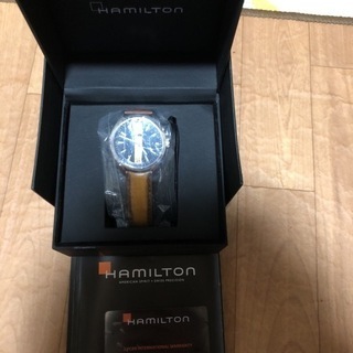 HAMILTON [ハミルトン] 腕時計 Broadway （ブロードウェイ） Day Date クオーツ 40MM レザーベルト ブルー×ブラウン HAMILTON [ハミルトン] 腕時計 Broadway （ブロードウェイ） Day Date