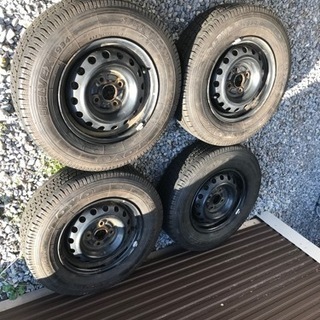 バリ溝　プロボックス/サクシード　165R13 6PR スタッドレス ホイール付き