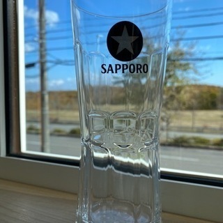 　　サッポロ黒ラベル　ビールグラス