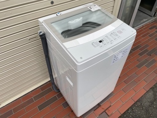ほぼ未使用■2021年製 ニトリ 洗濯機 6kg NTR60 全自動洗濯機 付属品あり