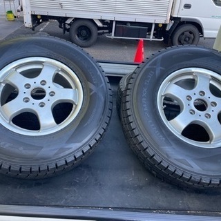 スタッドレスタイヤ＋ホイール4本セット 265/70R16 15年製 未使用 極美品