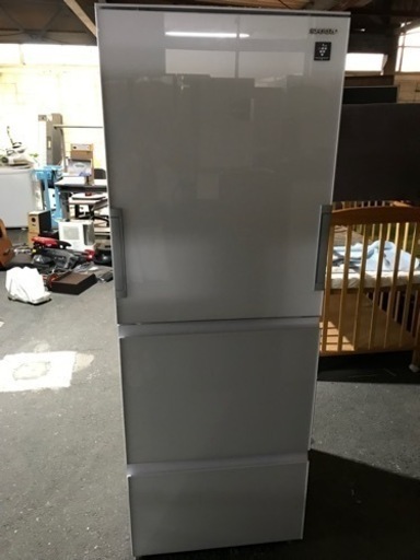 取引場所　南観音　A  2110-404   SHARP/シャープ　SJ-GW36D-W   ノンフロン冷凍冷蔵庫　2018年製