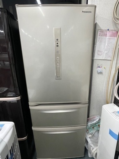 3ドア冷蔵庫(315L) パナソニック NR-C32FML-N 2017年製 中古品