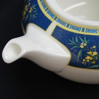 ウェッジウッド ティーポット シトロン ブルー系 陶器 WEDGWOOD